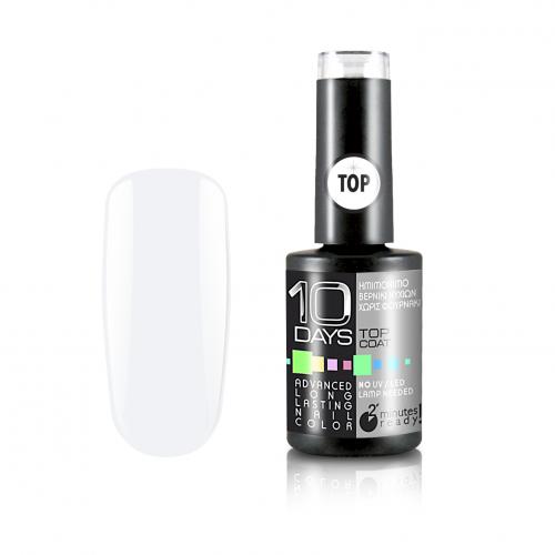10Days Gel Effect Βερνίκι Νυχιών Top Coat - 11ml - 18020-TOP