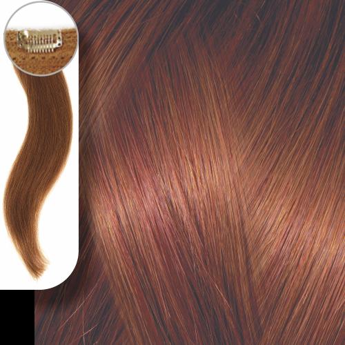 Τρέσα Φυσική Τρίχα Με Clips Νο 7.44 Ξανθό Έντονο Χάλκινο - 80gr - 21006-744