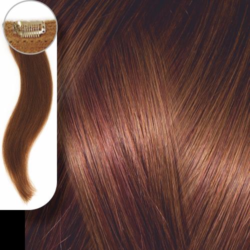 Τρέσα Φυσική Τρίχα Με Clips Νο 7.45 Ξανθό Χάλκινο Μαόνι - 80gr - 21006-745