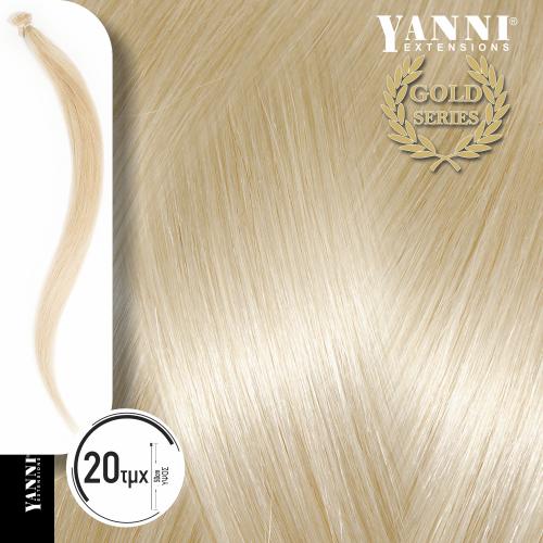 Extensions Κερατίνης Φυσική Τρίχα Νο 10.00 Ξανθό Πλατινέ - 50cm - 21101-1000