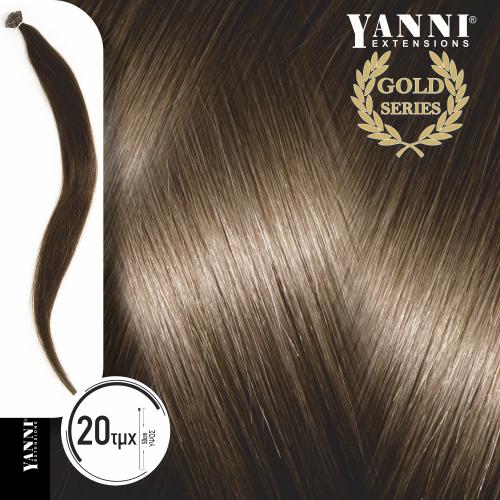 Extensions Κερατίνης Φυσική Τρίχα Νο 5.07 Καστανό Ανοιχτό Ψυχρό-50cm 21101-507