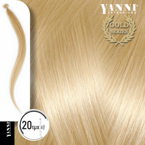 Extensions Κερατίνης Φυσική Τρίχα Νο 10.00 Πλατινέ Ξανθό - 60cm - 21103-1000