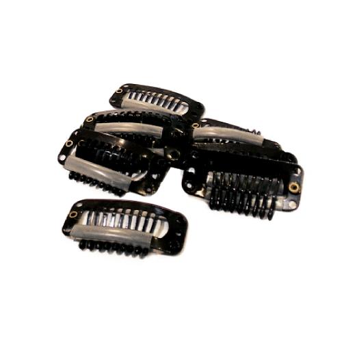 Κλίπς για Τρέσες Μαύρο - 10Τεμ - 21175