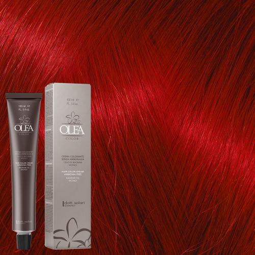 Olea Βαφή Μαλλιών Χωρίς Αμμωνία No 7.66 Ξανθό Έντονο Κόκκινο-100ml 10002-766